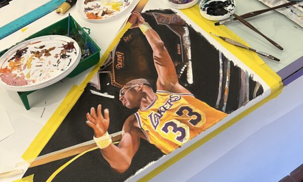 lakers work in progress acme107,canvas,art